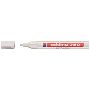 Edding 750 lakmarker 2-4mm rond wit
