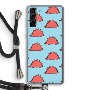 Dinosawrr: Samsung Galaxy S21 Plus Transparant Hoesje met koord