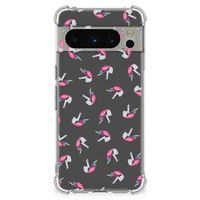 Doorzichtige Silicone Hoesje voor Google Pixel 8 Pro Unicorns