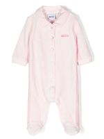 BOSS Kidswear pyjama à logo brodé - Rose