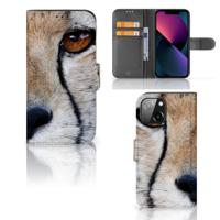 iPhone 13 Mini | Telefoonhoesje | Met pasjeshouder | Cheetah