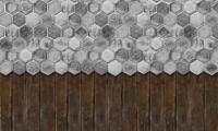 Vanilla Lime Vanilla Lime Fotobehang Floral Tiles - 014263