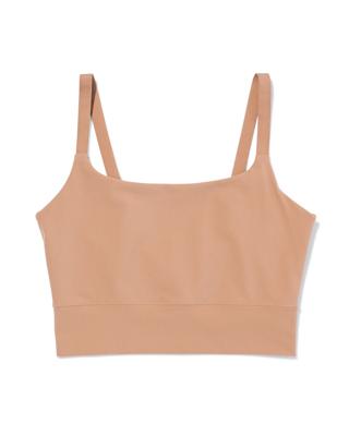 HEMA Niet voorgevormde top zonder beugel - ultimate comfort lichtbruin (lichtbruin)