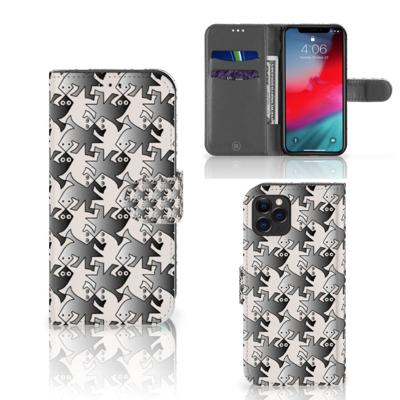 Apple iPhone 11 Pro | Telefoonhoesje | Met pasjeshouder | Salamander Grey