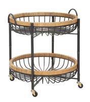 TROLLEY DUBBEL CEBU CM 57X55,5X62,5 TROLLEY DUBBEL CEBU CM 57X55,5X62,5
