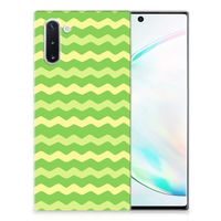 Samsung Galaxy Note 10 TPU bumper Waves Green