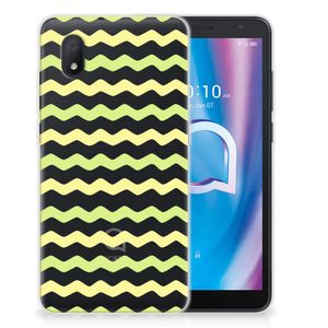 Alcatel 1B (2020) TPU bumper Waves Yellow