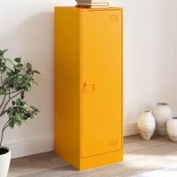 Dressoir 34,5x39x107 cm staal mosterdgeel - thumbnail