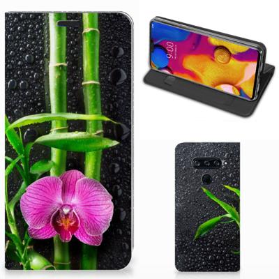 LG V40 Thinq Smart Cover Orchidee LG V40 Thinq Smart Cover Orchidee