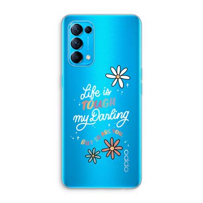 Tough Life: Oppo Find X3 Lite Transparant Hoesje