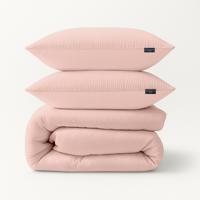 Dekbedovertrek Mousseline - Tweepersoons (200x200 cm) - Wit/ Bruin/ Taupe/ Grijs/ Roze/ Petrol/ Off-white Microvezel - Dessin: Effen - Zydante -