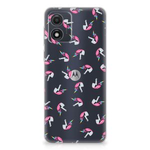 TPU bumper voor Motorola Moto E13 Unicorns