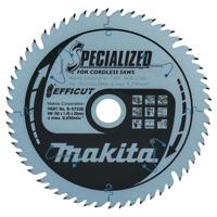 Makita Cirkelzaagblad voor Hout | Efficut | Ø 165mm Asgat 20mm 56T - B-57336