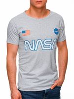 Ombre - heren T-shirt lichtgrijs - S1437 - Nasa - thumbnail