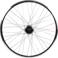 Achterwiel 28" / 622 x 19C met Shimano Nexus 7 naaf voor rollerbrake - zwarte geslepen velg met RVS spaken