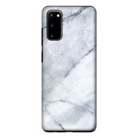 Witte marmer: Samsung Galaxy S20 Tough Case