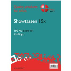 Benza Showtassen - A4 - Extra Dik - 100 Mu - Glashelder - 30 stuks