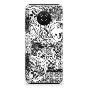 Silicone Back Case Nokia X10 | X20 Skulls Angel