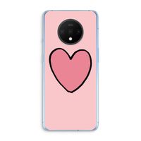 Hartje: OnePlus 7T Transparant Hoesje