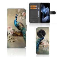 Telefoonhoesje | Met pasjeshouder | voor OnePlus 13 Vintage Pauwen