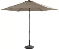 Parasol Oasis Ø 250 cm - Taupe | 4 Seasons Outdoor