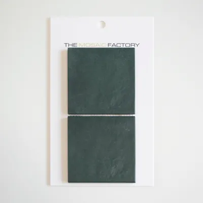 The Mosaic Factory Kasba Mozaïek Tegel Vierkant - Forest Green Mat Porselein 297x297 mm