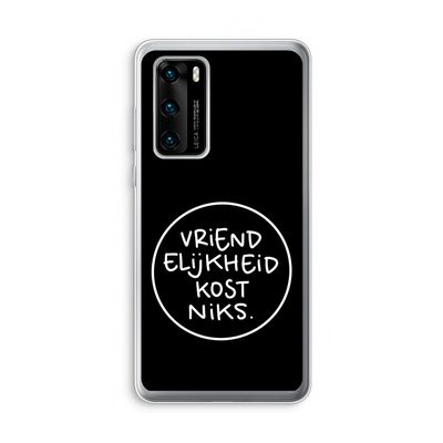 Vriendelijkheid: Huawei P40 Transparant Hoesje