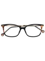 Carolina Herrera lunettes de vue à monture rectangulaire - Noir