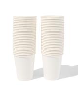 HEMA Bekers wit - 50 stuks