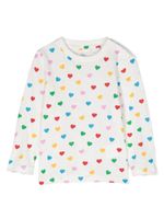 Stella McCartney Kids t-shirt imprimé cœur - Blanc