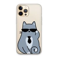 Cool cat: iPhone 13 Pro Max Transparant Hoesje