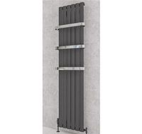 Eastbrook Sandhurst radiator 40x180cm aluminium 1351W wit mat - thumbnail