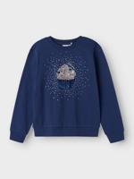 Name it winter sweater meisjes - blauw - regular fit - NkfNuasa