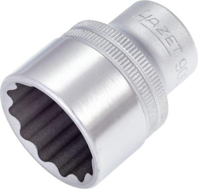 HAZET Dopsleutel 900Z-26 · 1/2 inch (12,5 mm) vierkant hol · Buitentwaalfkant tractieprofiel · SW 26 mm
