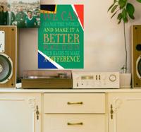 Nelson Mandela quote poster