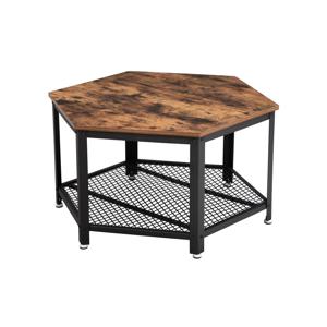 Industrieel design salontafel Hexagon