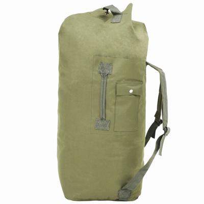VidaXL Sporttas legerstijl 85 l olijfgroen