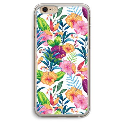 Tropisch 2: iPhone 6 Plus / 6S Plus Transparant Hoesje