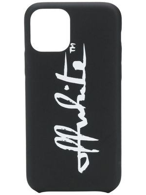Off-White coque d'iPhone 11 Pro à logo - Noir