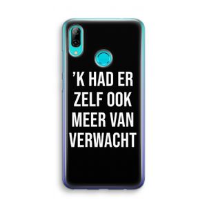 Meer verwacht - Zwart: Huawei P Smart (2019) Transparant Hoesje