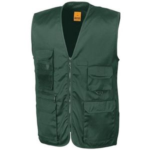 Safari explorer groene bodywarmer voor volwassenen   -