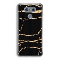 Gouden marmer: LG G6 Transparant Hoesje