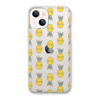 Ananas: iPhone 13 Transparant Hoesje