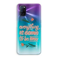 Optimistic flower girl: Oppo A72 Transparant Hoesje
