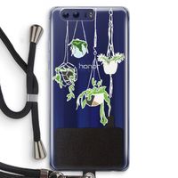 Hang In There: Honor 9 Transparant Hoesje met koord