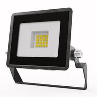 Stratos - LED Breedstraler 10 Watt 735 Lumen - 4000K Neutraal wit licht - IP65 waterdicht - 15cm Kabel - Schijnwerper
