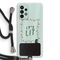 It's Lit: Samsung Galaxy A52s 5G Transparant Hoesje met koord