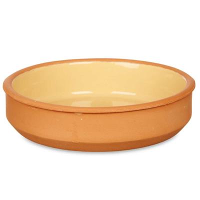 La Dehesa Tapas / Creme brulee schaaltjes - 4x stuks - terracotta/geel - 16 x 4 cm - Hapjes La Dehesa Tapas / Creme brulee schaaltjes - 4x stuks - terracotta/geel - 16 x 4 cm - Hapjes