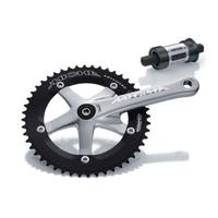 Miche crankstel pista advanced 167mm 49tds. 1/8 zilver