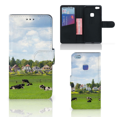 Huawei P10 Lite | Telefoonhoesje | Met pasjeshouder | Koeien